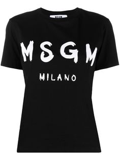 MSGM футболка с логотипом