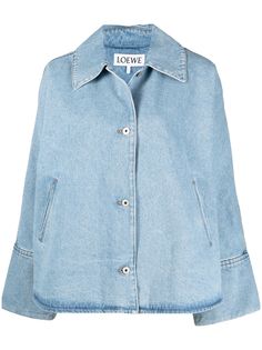 LOEWE джинсовая куртка с широкими рукавами