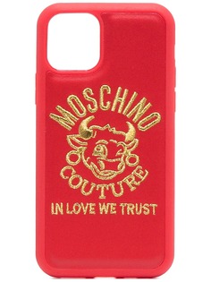 Moschino чехол для iPhone 11 Pro с логотипом