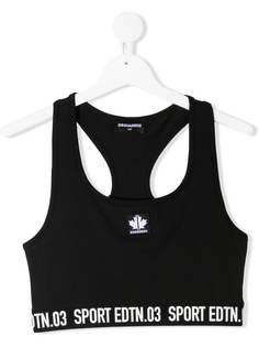Dsquared2 Kids укороченный топ без рукавов