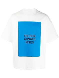 Jil Sander футболка The Sun Always Rises