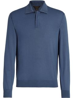 Ermenegildo Zegna рубашка поло с длинными рукавами