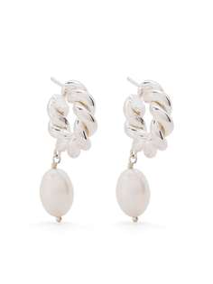 Isabel Lennse серьги с жемчугом