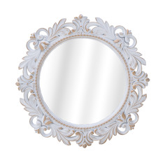 Зеркало настенное tin (to4rooms) белый 3.0 см.