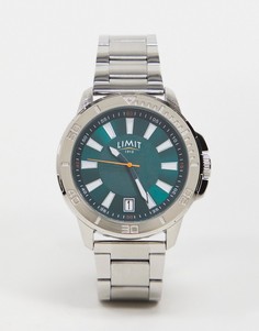 Серебристые наручные часы с зеленым циферблатом и браслетом Limit-Серебристый