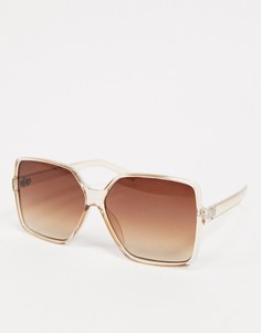 Светло-розовые солнцезащитные очки SVNX-Розовый цвет