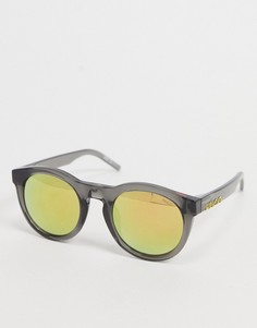 Солнцезащитные очки с желтыми стеклами HUGO-Серый