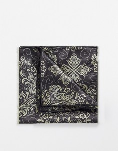 Платок для нагрудного кармана с принтом Bolongaro Trevor-Черный цвет