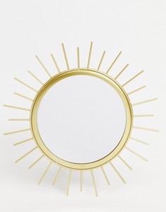 Зеркало в виде солнца Sass & Belle-Золотистый