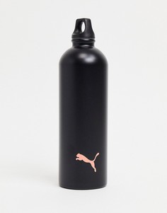 Бутылка для воды в матовом черном цвете Puma Training-Черный цвет
