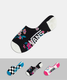 Набор из трех пар разноцветных носков Vans-Многоцветный