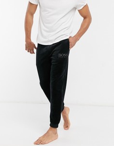 Черные джоггеры с логотипом BOSS Bodywear-Черный цвет