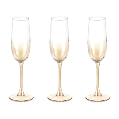 Набор бокалов Glasstar Аллегресс Медовый омбре 175 мл 3 шт