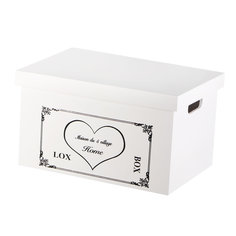 Ящик деревянный ZIHAN Heart S белый