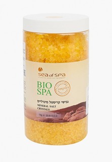 Соль для ванн Sea of Spa с ароматом ванили и минералами Мертвого моря (производство Израиль), 1 кг
