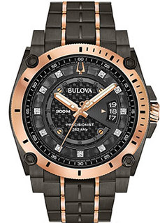 Японские наручные мужские часы Bulova 98D149. Коллекция Precisionist