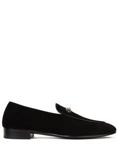 Giuseppe Zanotti лоферы с металлическим декором