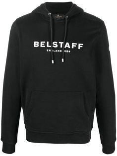 Belstaff худи с кулиской и логотипом