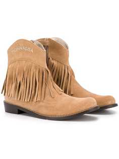 Monnalisa ботинки с бахромой