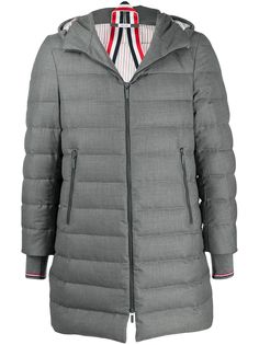 Thom Browne пальто Super 120s с капюшоном