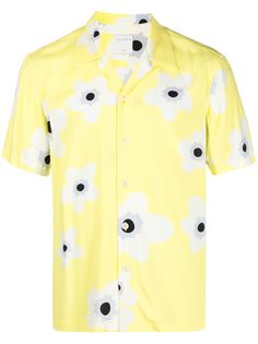Sandro Paris рубашка с короткими рукавами и принтом Bloom