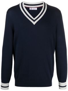 Brunello Cucinelli джемпер с V-образным вырезом