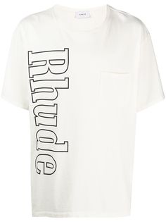 Rhude футболка с логотипом