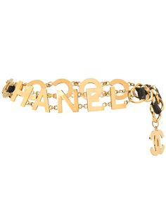 Chanel Pre-Owned ремень 1994-го года с логотипом CC