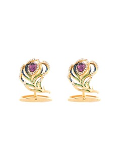 Dolce & Gabbana запонки с кристаллами