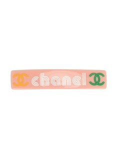 Chanel Pre-Owned заколка для волос 2004-го года с логотипом
