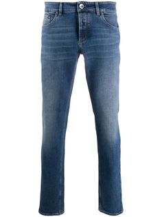 Brunello Cucinelli узкие джинсы средней посадки