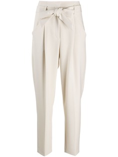 Luisa Cerano брюки с завышенной талией и поясом