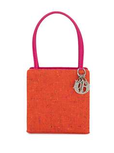 Christian Dior сумка-тоут Lady Dior pre-owned с вышивкой