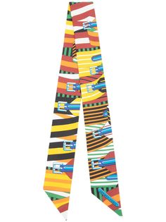 Hermès платок Sangles pre-owned Hermes