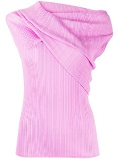 Nina Ricci плиссированная блузка асимметричного кроя