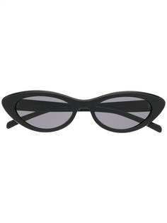 Celine Eyewear солнцезащитные очки в оправе кошачий глаз