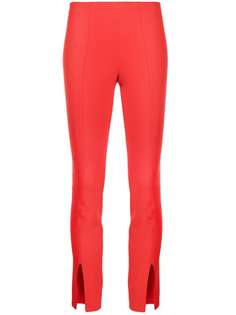 Theory брюки с разрезами спереди