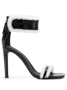 Giuseppe Zanotti босоножки Vanilla Winter с фактурной отделкой