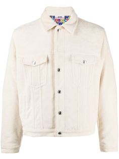 Gcds куртка-рубашка с логотипом на подкладке