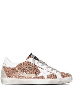 Golden Goose кеды Superstar с блестками