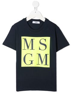 MSGM Kids футболка с логотипом