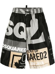 Dsquared2 спортивные шорты с логотипом