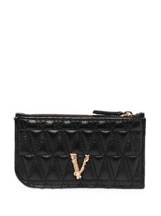 Versace стеганый картхолдер Virtus