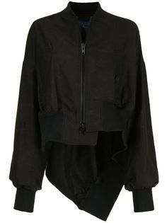 Yohji Yamamoto бомбер асимметричного кроя