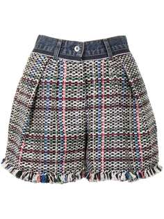 sacai твидовые шорты