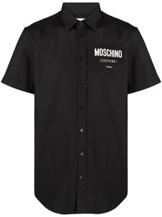Moschino рубашка с короткими рукавами и логотипом