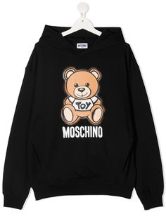 Moschino Kids худи с принтом