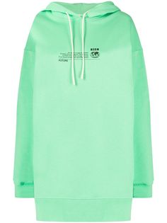 MSGM худи с графичным принтом и кулиской