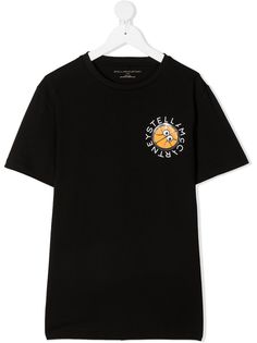 Stella McCartney Kids футболка с короткими рукавами и логотипом