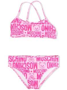 Moschino Kids бикини Teddy Bear с логотипом